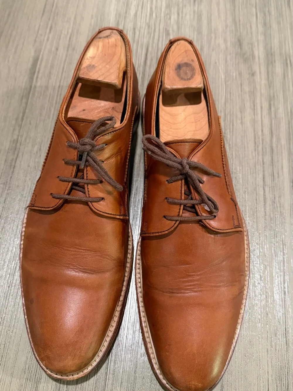 Charles Tyrwhitt Tan Leather Derby Shoes